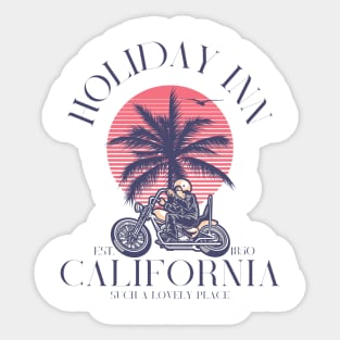 Holiday inn California vintage Sticker